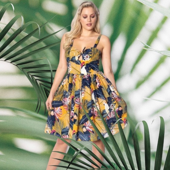 Tropical Paradise Dress by Banned Retro - Picture 4 of 16